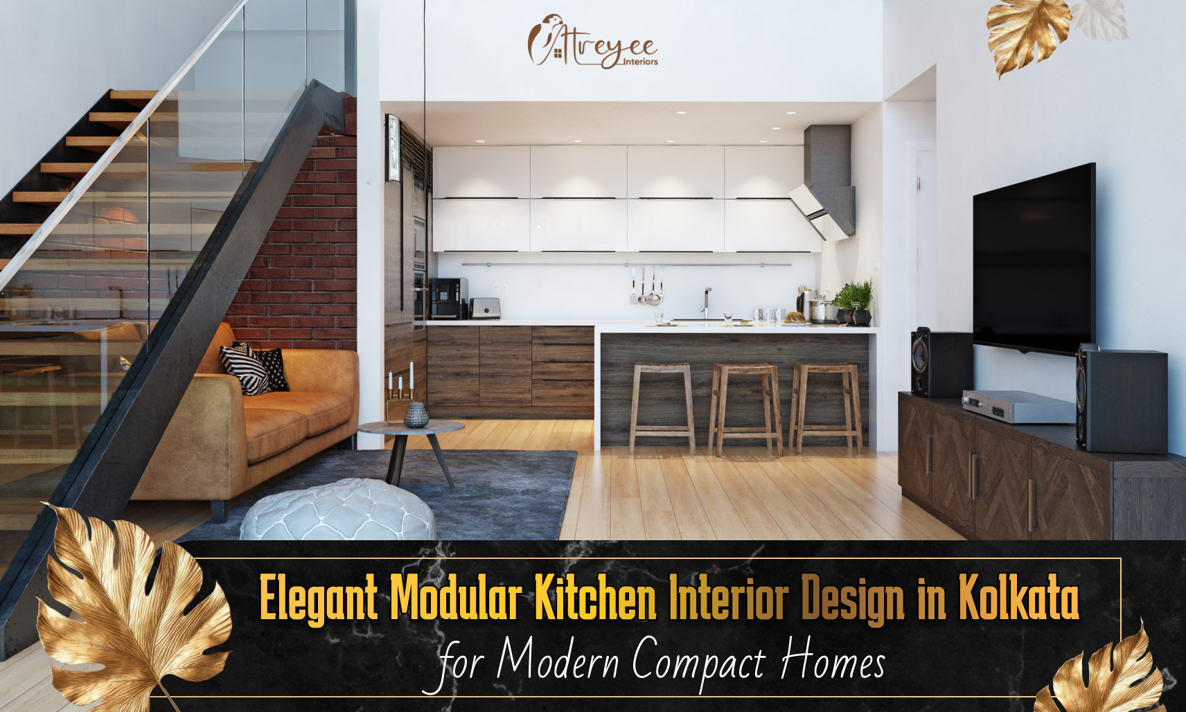 Elegant Modular Kitchen Interior Design in Kolkata for Modern Compact Homes