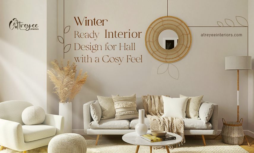 Winter- Ready Interior Design for Hall with a Cosy Feel